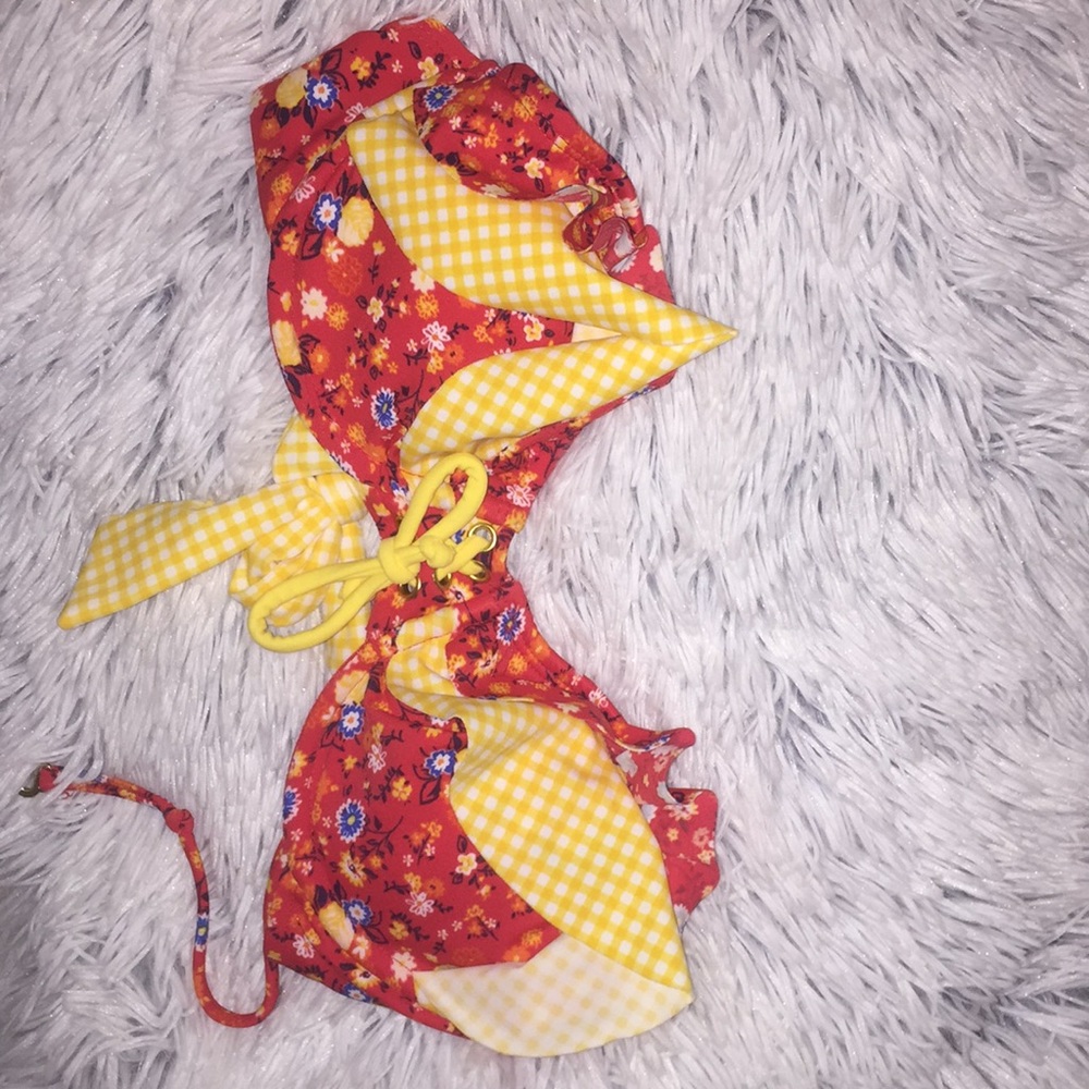 flower bathing suit